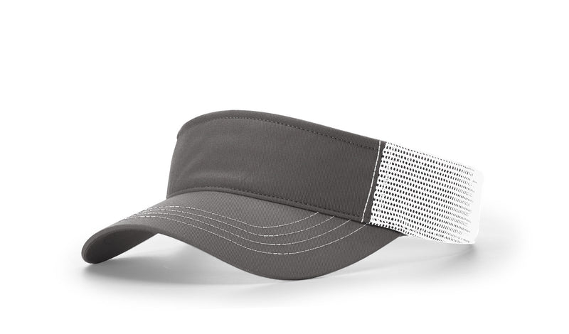 Richardson 712 Adjustable Trucker Visor 100% Polyester Mesh back