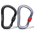 Black Diamond RockLock Screwgate Carabiner – Durable and Secure Carabiner with Screwgate Lock for Reliable Climbing Safety