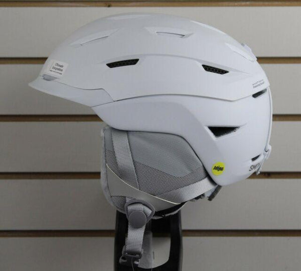 Used Smith Women's Liberty MIPS Snow Helmet Matte Satin White L